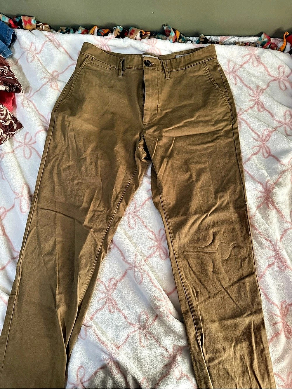 Goodfellow & Co Hennepin Chino Athletic Fit Brown Waist 32x32